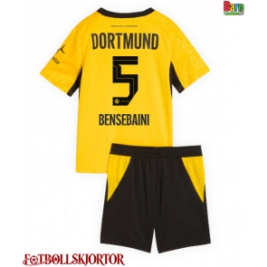 Borussia Dortmund Ramy Bensebaini #5 Hemmakläder Barn 2026-27 Kortärmad (+ Korta byxor)